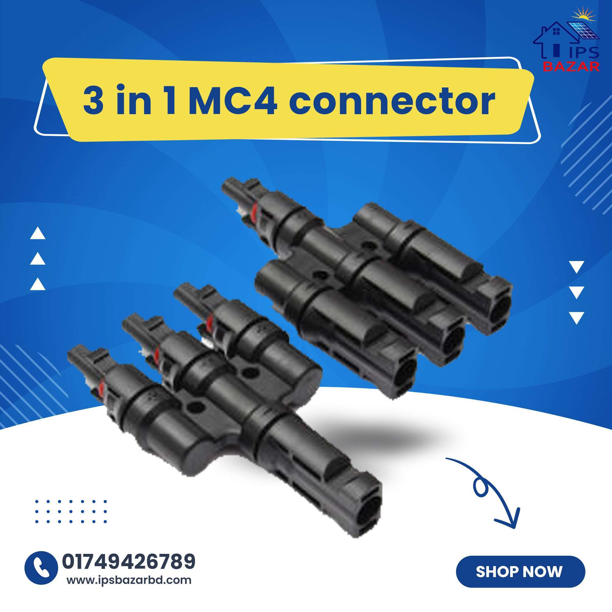 3 In 1 MC4 Connector 3 In 1 MC4 Connector