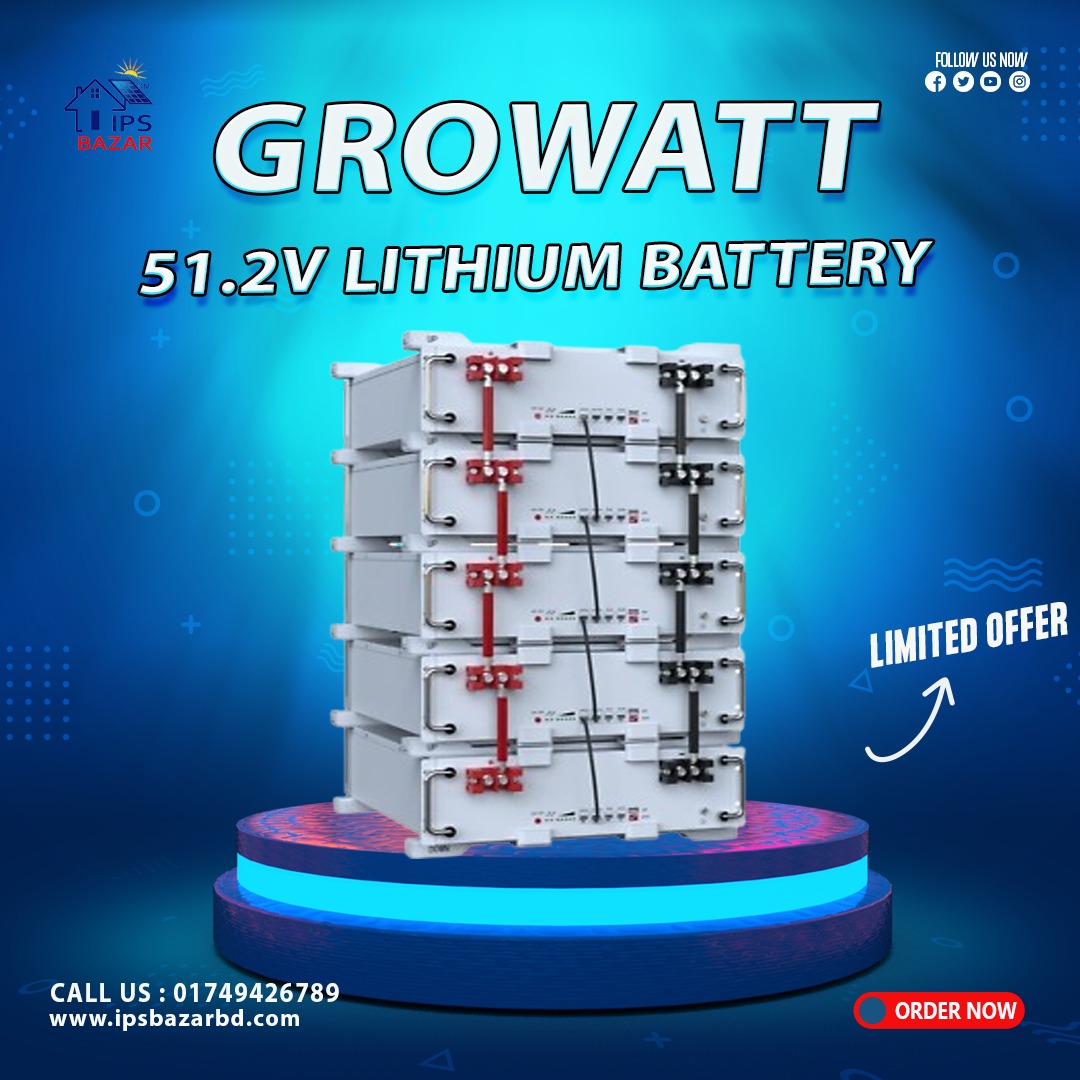 WhatsApp Image 2024-11-25 at 2.07.59 PM Growatt Hope 48V 106Ah 5.5kwh 5.5L-A1 LiFePO4 Lithium phosphate battery - Image 1