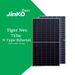 Jinko 715W Bifacial With Dual Glass Solar Panel